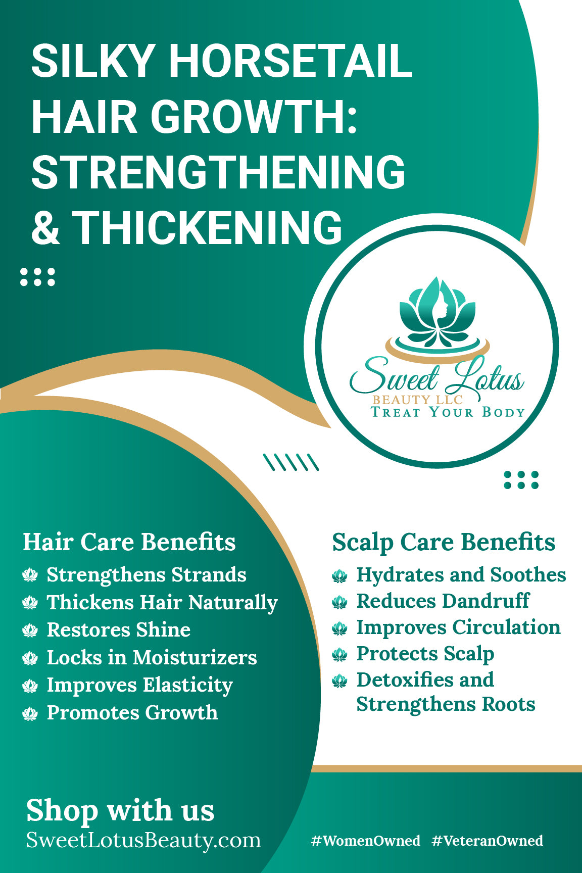 Silky Horsetail Hair Growth Butter:  Strengthening & Thickening