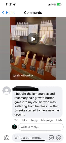 Lemongrass & Rosemary  Hair Growth Butter
