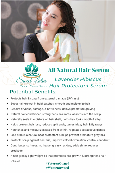 Lavender Hibiscus Hair Protectant Serum
