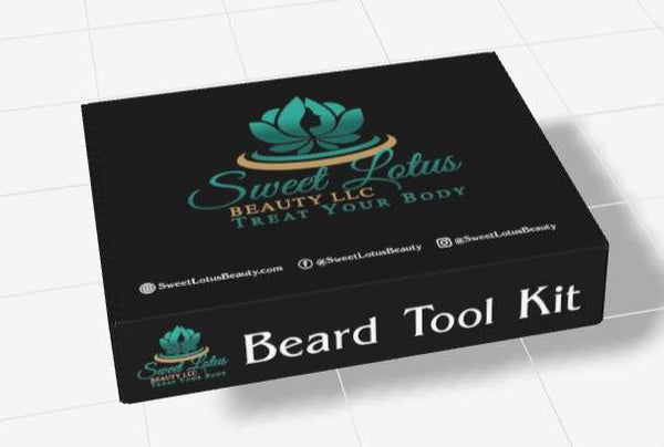 Sweet Lotus Beauty Midnight Sleek Beard Trimming Kit